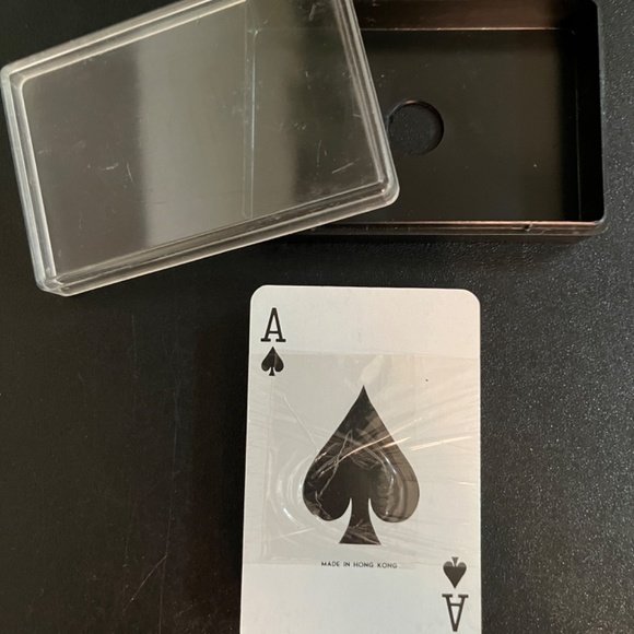 Oklahoma Buffalo & Indian Souvenir Playing Cards in Plastic Box, Sealed Cards - Picture 3 of 4